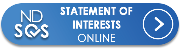 Blue button with words Statement of Interests Online